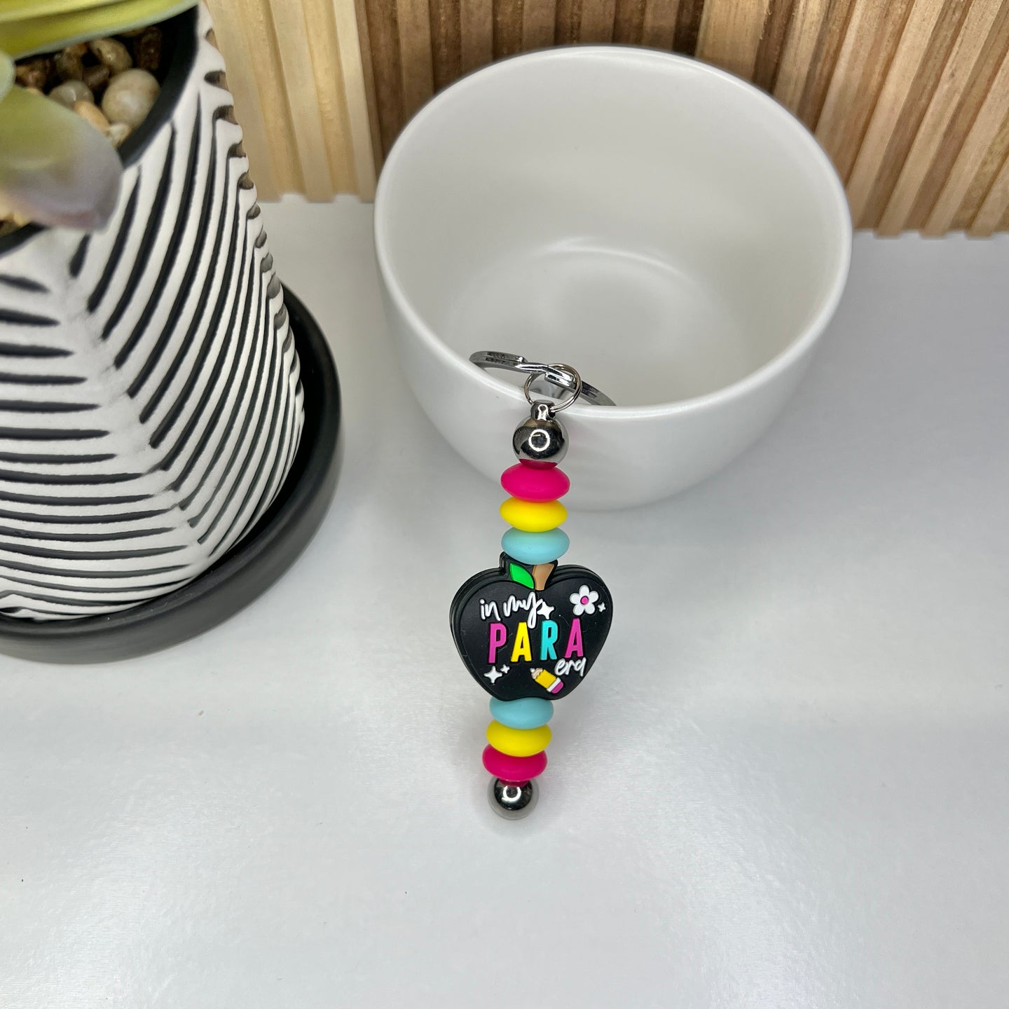 Bright Para Era Silver Keychain Bar